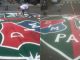 Mural para promover la paz de hinchas de Nacional y Medellín