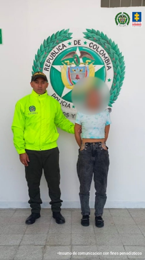 Capturada por abuso a menor