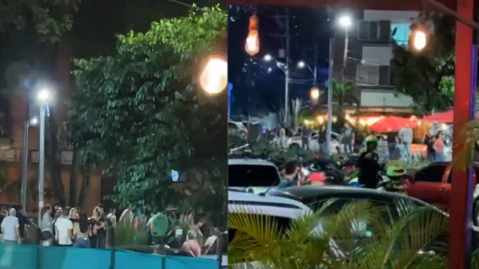 Los disparos fueron realizados por dos hombres en moto en el parque de la Floresta