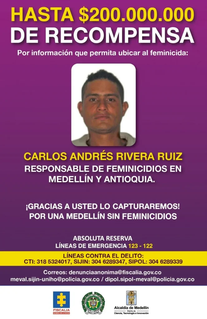 Recompensa-Carlos-Andres-Rivera-Ruiz