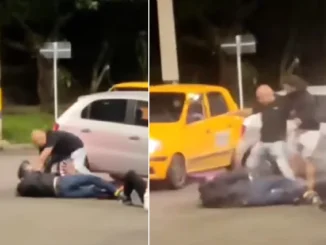 El hombre intentó darse a la fuga después de dispararle a un motociclista en Envigado, pero fue retenido por los vecinos.