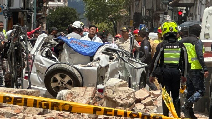 Sismo de magnitud 6,5 se siente en el sur de Ecuador y el norte de Perú