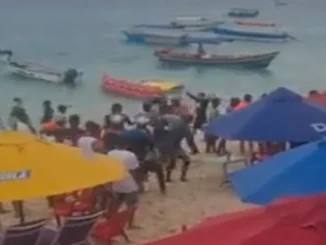 Riña en la Isla Barú terminó con disparos al aire y botellazos