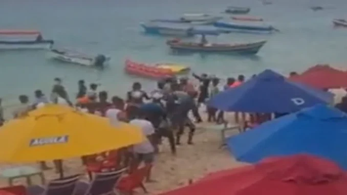 Riña en la Isla Barú terminó con disparos al aire y botellazos