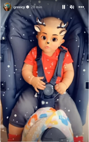 Mike Bahía, Greeucy y su hijo Kai