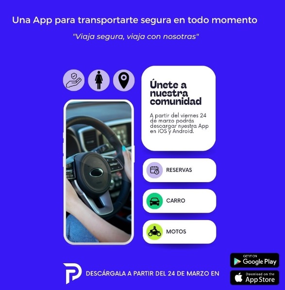 Purple Drive es la nueva app de transporte solo para mujeres