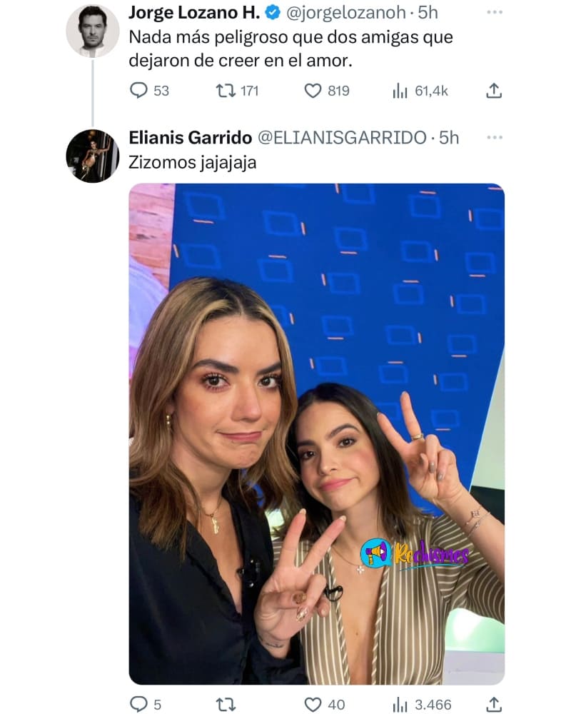 Elianis Garrido y Mafe Romero
