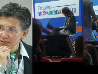 Claudia López, alcaldesa. Bogotá, video, caída, viral, Twitter, Colombia, Q’Hubo Medellín