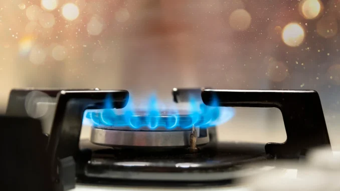Cocina con gas
