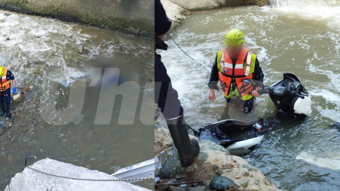 Las autoridades de Itagüí fueron las encargadas de realizar las labores de rescate e inspección tras el accidente en la Autopista Sur.