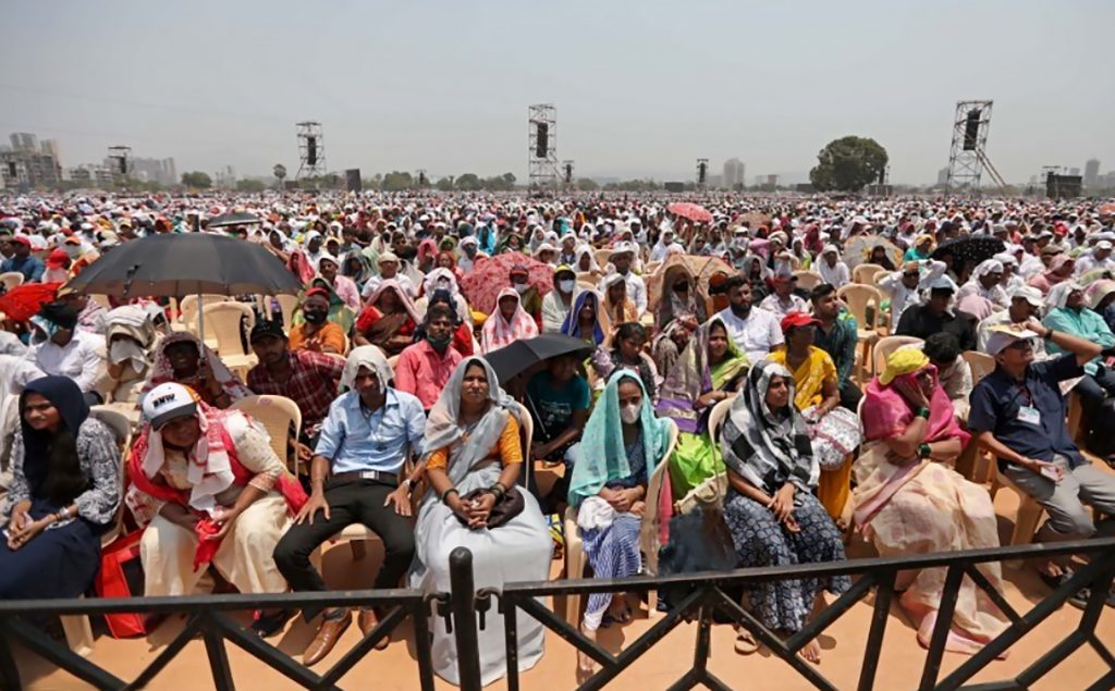 El evento fue organizado por el gobierno de la India. /FOTO: AFP