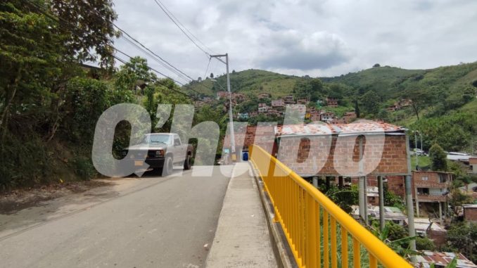 Lugar donde fue asesinado adulto mayor en Belén Altavista
