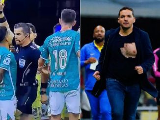 Rodillazo y agarrón de técnicos