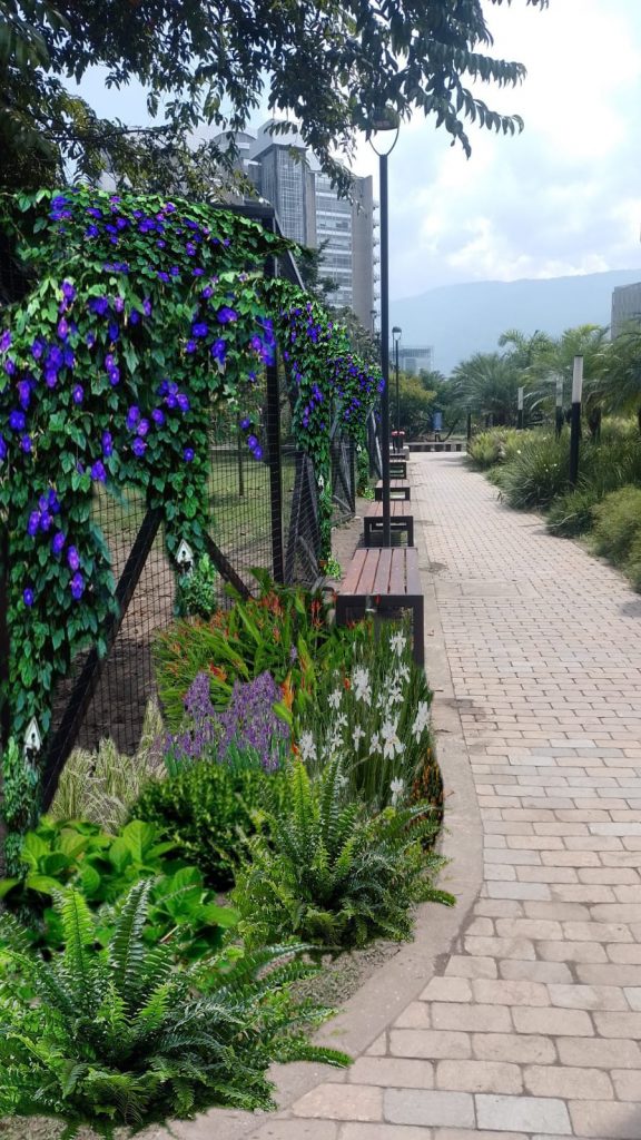 jardines verticales y muros verdes Parques del Río