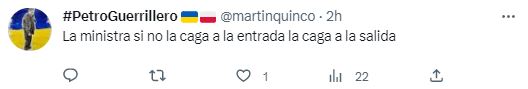 Comentarios de los usuarios sobre declaraciones de la ministra de Minas y Energías, Irene Vélez. /FOTOS: CAPTURAS DE PANTALLA.