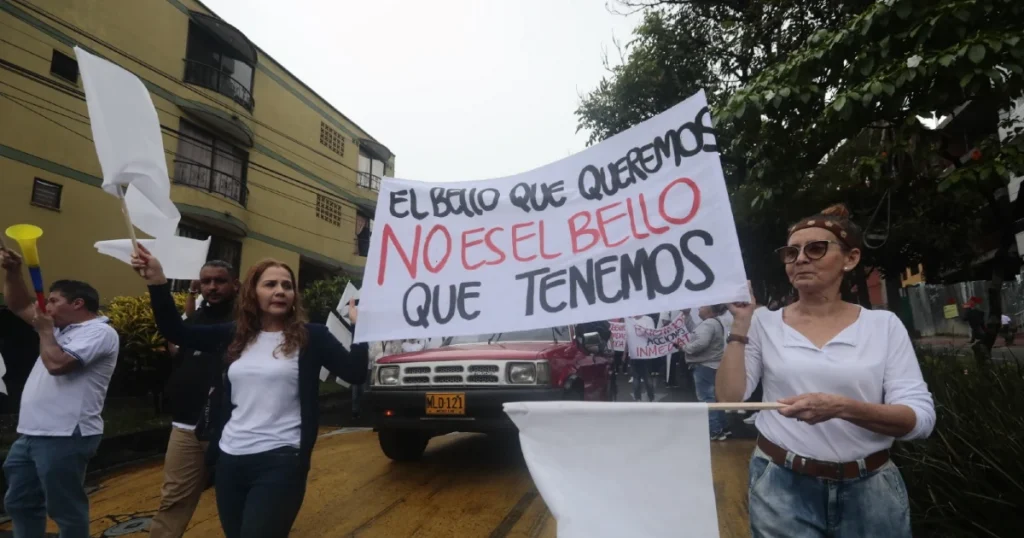 Comerciantes y habitantes del barrio Cabañas se manifestaron