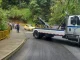 Carro terminó volcado en una quebrada