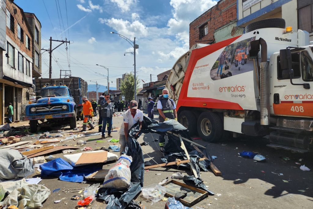 Operativo en el Centro dejó 27 cambuches desmontados