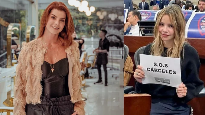 Protesta, Caro Cruz, presentadora, foro, mujeres liderando el cambio, redes, Twitter, Johana Bahamón, Q’Hubo Medellín