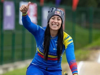Mariana Pajón está casada desde 2017.