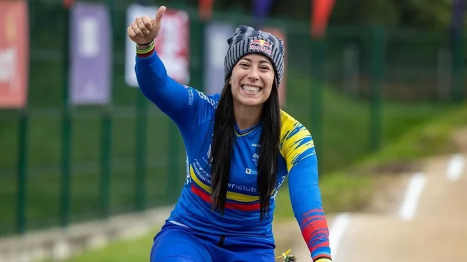 Mariana Pajón está casada desde 2017.