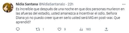 Comentarios a la publicación de Diana Osorio sobre la serie 'Matarife'. /FOTOS: CAPTURAS DE PANTALLA.