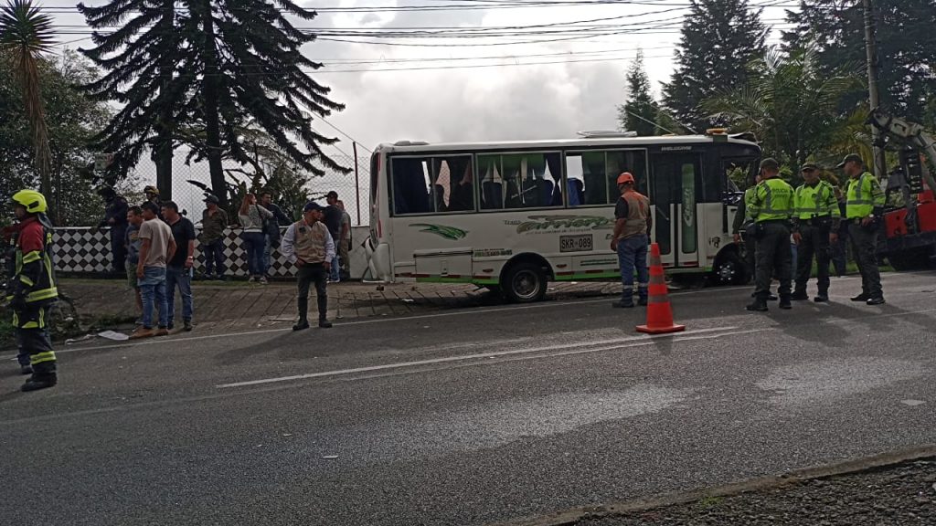 Accidente en la Medellín Bogotá.