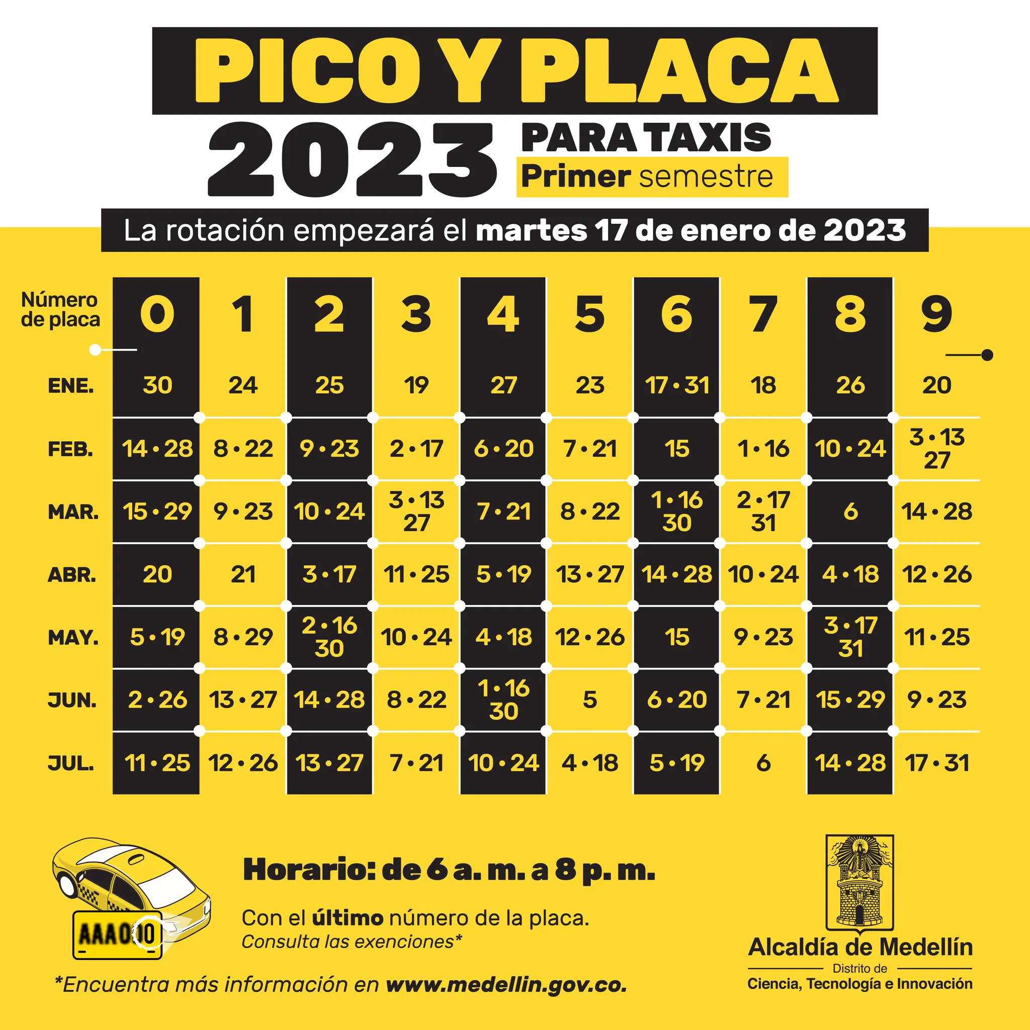 pico-y-placa-taxis-2023