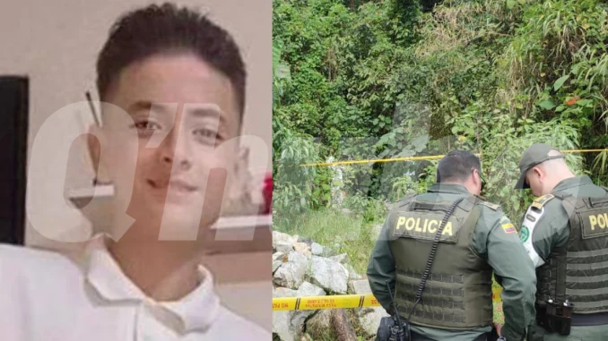 El cuerpo de Alexis Gómez fue hallado en zona boscosa de Palmitas.