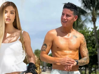 James Rodríguez y Aleska Génesis