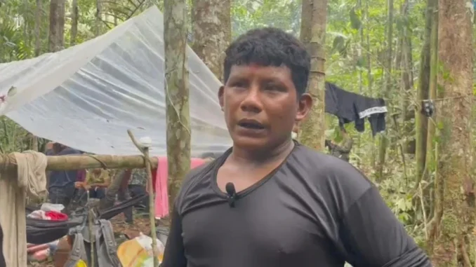 Manuel Ranoque, padre y padrastro de los menores rescatados en Guaviare