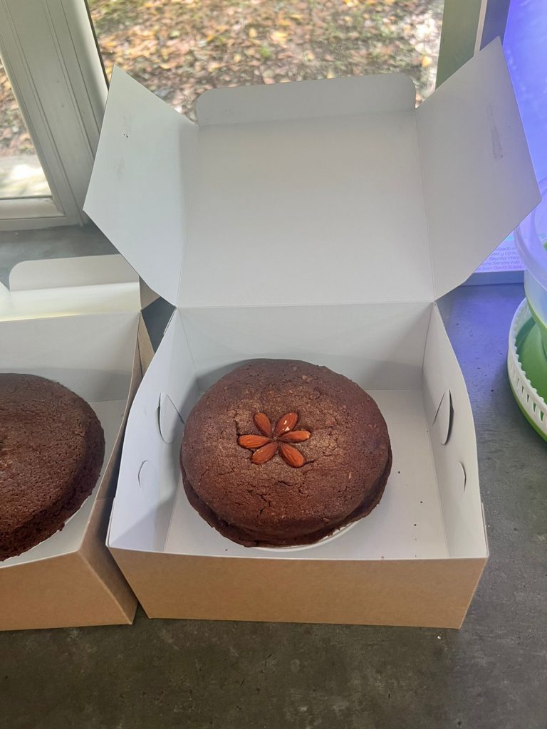 Esta es una de las tortas que hicieron en la Luis Amigó con harina de gusano, en un 20 %. /FOTO: CORTESÍA