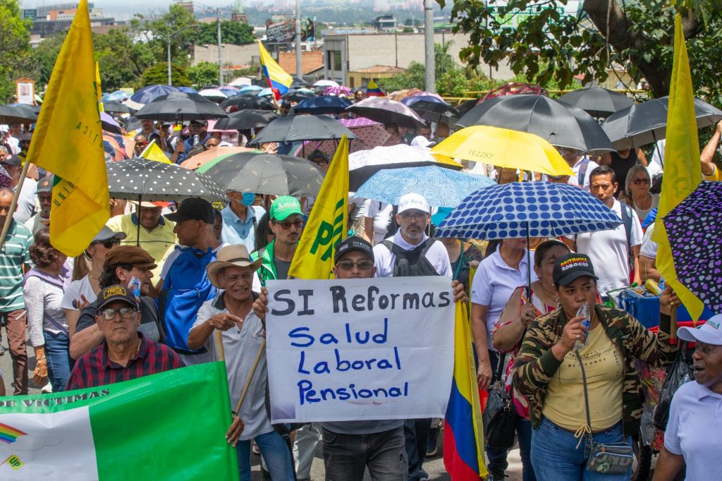 Marcha a favor de Petro en Medellín
