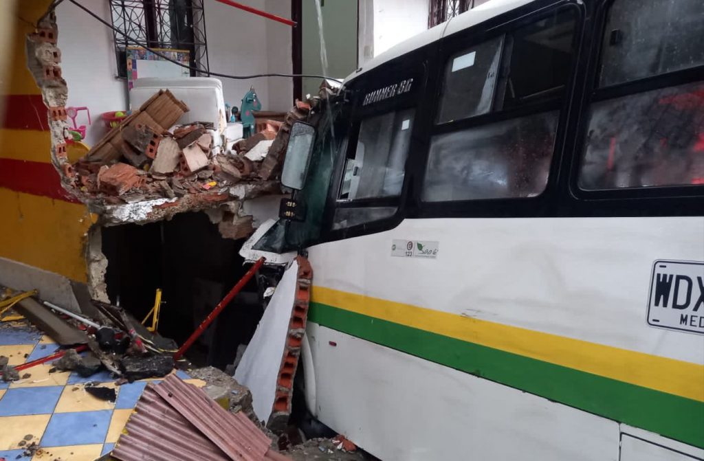 Accidente de tránsito en Villa Guadalupe