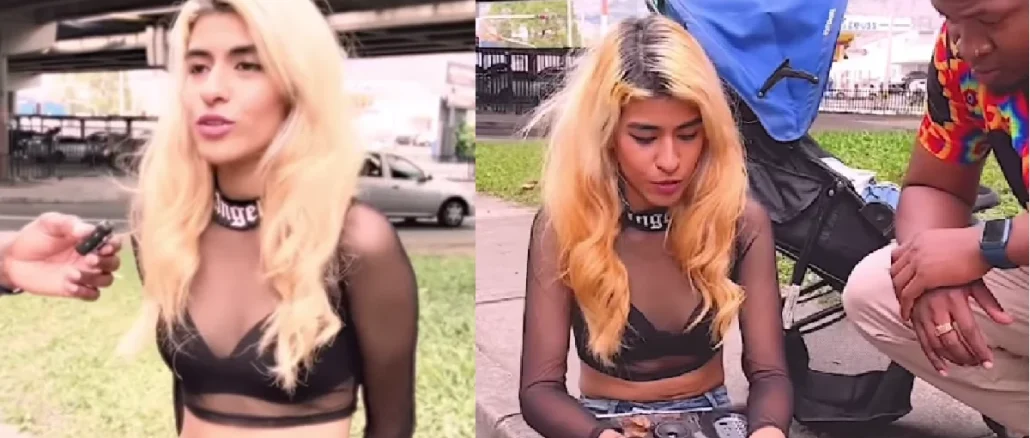 La imitadora de Shakira trabaja cantando en un semáforo de Medellín