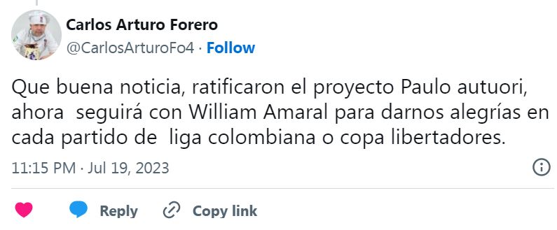 Reacciones de hinchas de Nacional