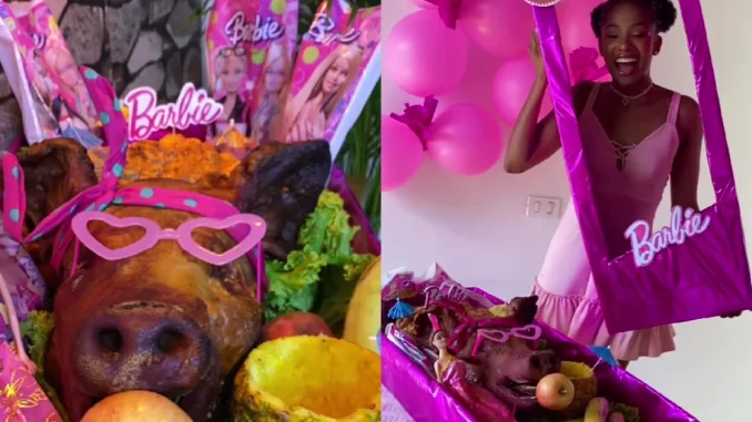 La 'Barbie Lechona' fue creada por una emprendedora de Aranjuez.