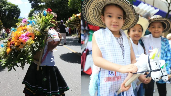 Feria de las Flores 2023, Desfile de Silleteritos, Desfile de Caballitos, niños, Medellín, fotos, fiestas, ciudad, Q’hubo de hoy, Q’Hubo Medellín