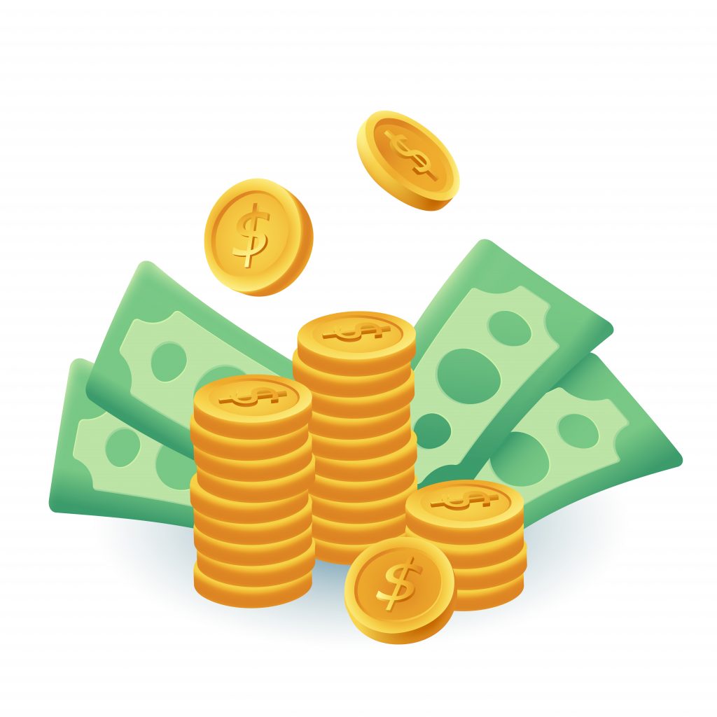 Dinero, billetes, plata, pensiones