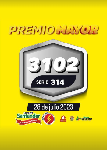 Lotería, Santander, ganador
