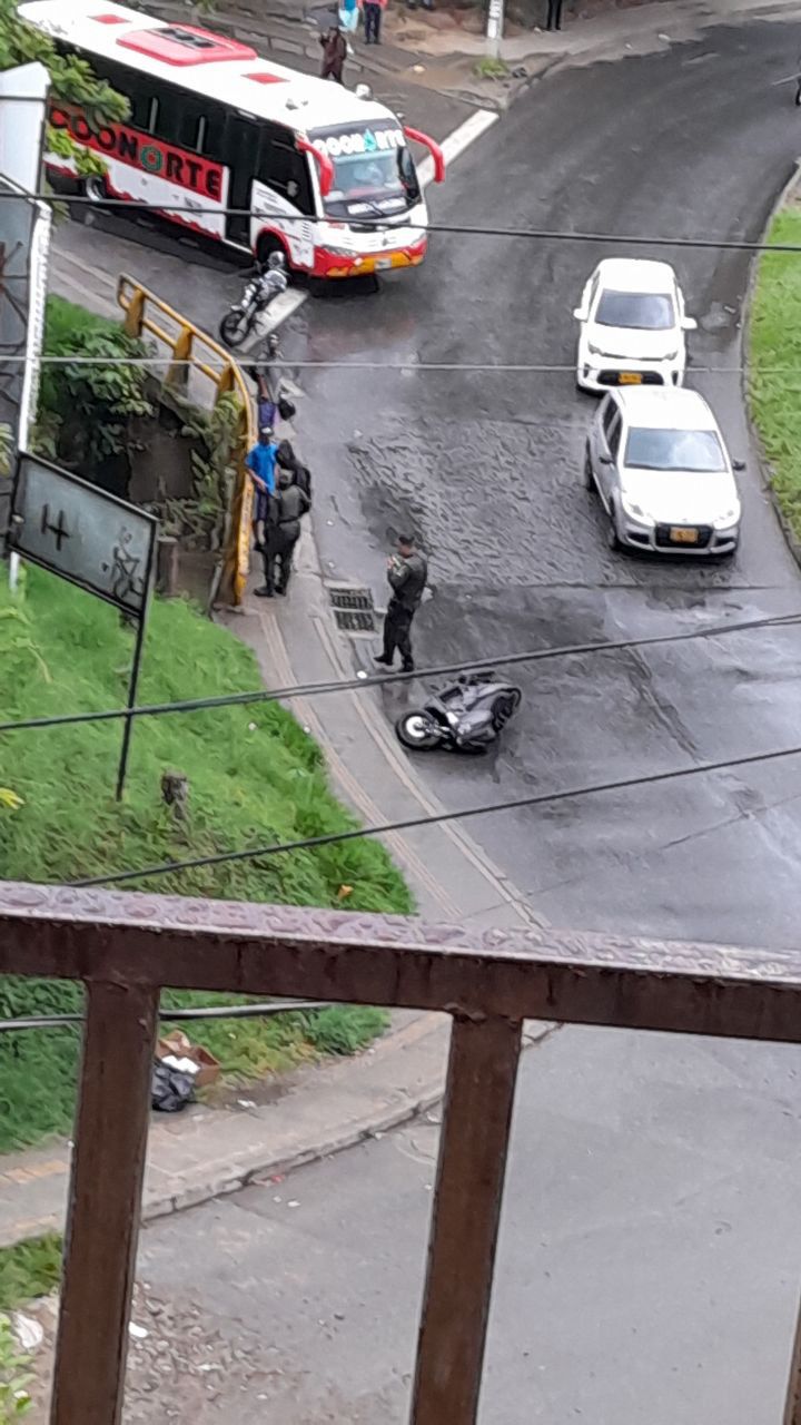 Mujer se accidentó en Bello 