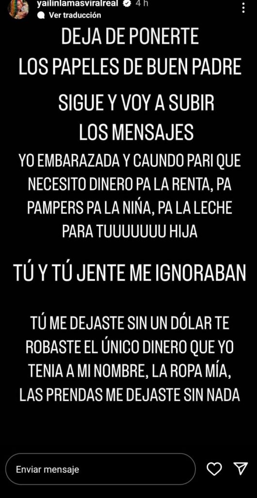 En un intercambio de stories entre los cantantes Yailin, Anuel y Tekashi, se echaron en cara problemas judiciales y robos.