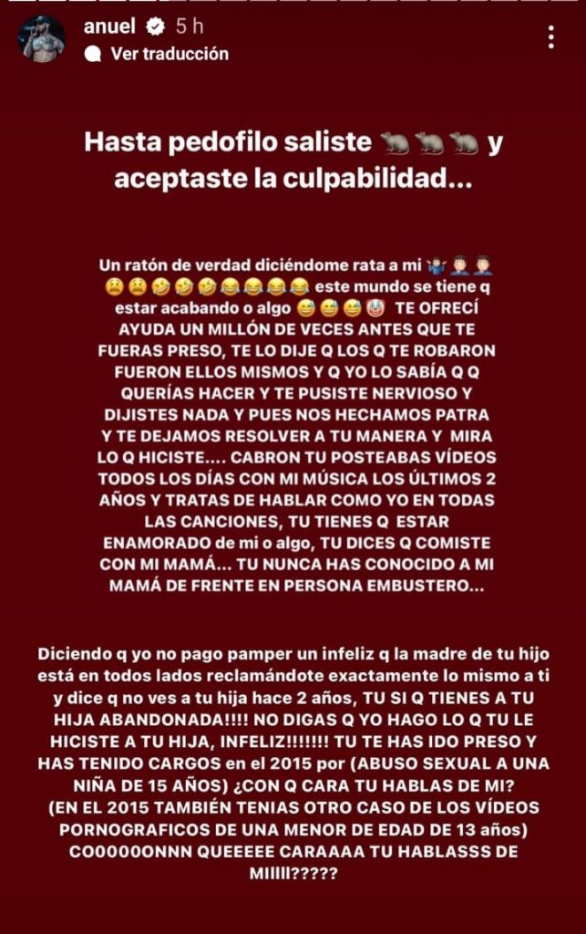 En un intercambio de stories entre los cantantes Yailin, Anuel y Tekashi, se echaron en cara problemas judiciales y robos.