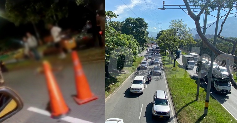 Accidente con peatón fallecido en la Regional, debajo del puente de Colombia