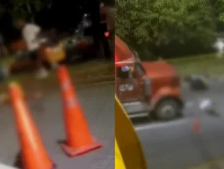 Dos muertos por accidentes en autopista Sur y calle Colombia