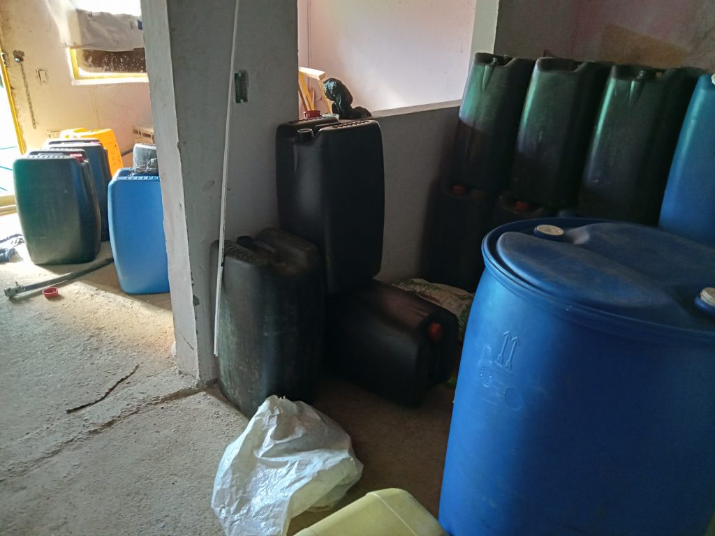 Recuperaron 172 galones de gasolina en san Cristóbal 