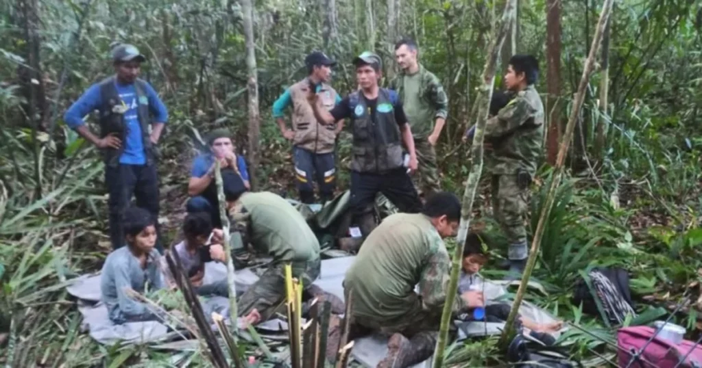 Les dieron de alta a los niños rescatados en la selva del Guaviare
