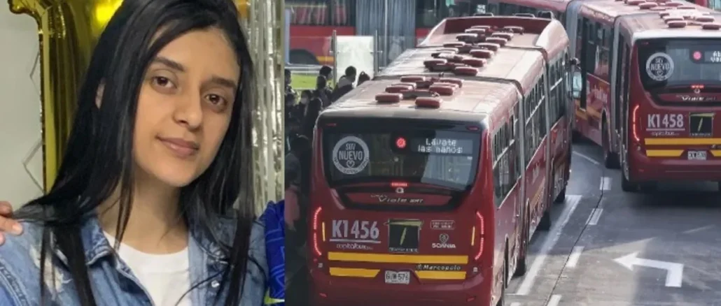 Ella es Paula Valentina Torres, la joven que murió al caer de un bus del Transmilenio durante un atraco