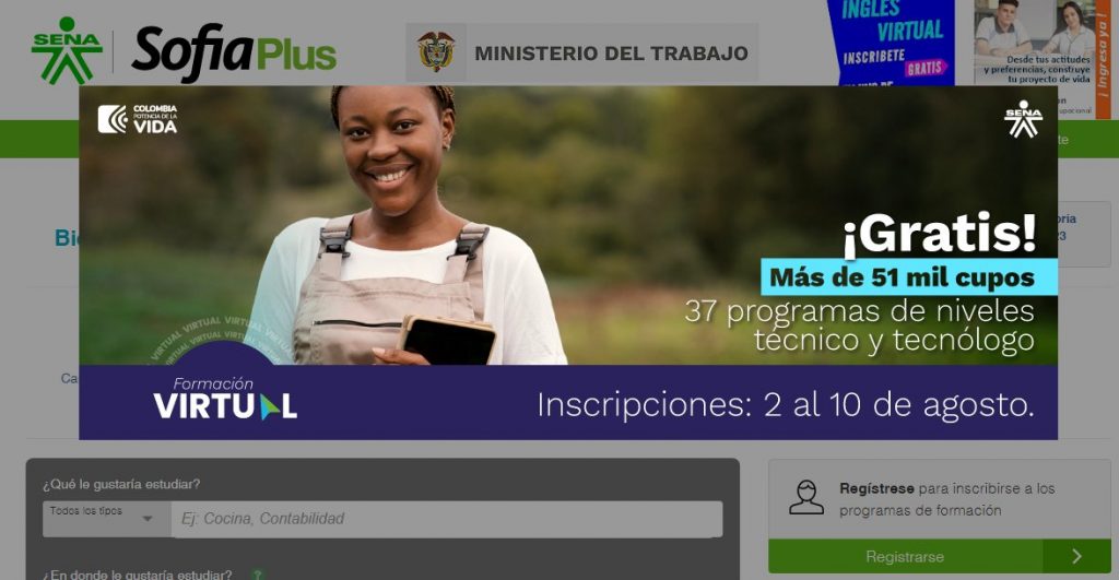 Cursos en el Sena