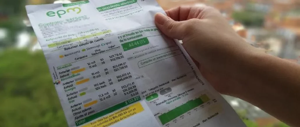 El cobro por el aporte especial en la factura de Epm se cobrará desde agosto.